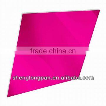 Pink PMMA Mirror Plate