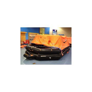 Throw-over Board Inflatable Life Raft