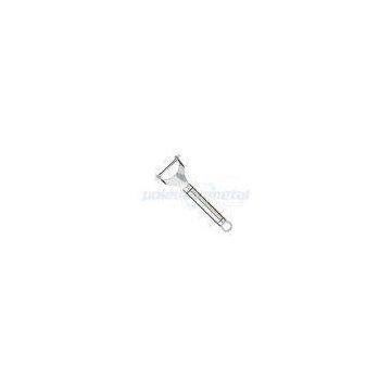 Decorative Door Hardware Satin Chrome Heavy Duty Handrail Brackets 74mm