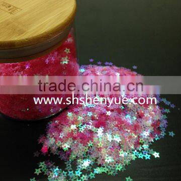 PET Little Star Shape Loose Sequins for Decoration