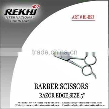 Pakistan Barber Scissors Razor Edge,SIZE 5.5'',Peluqueria Tijeras Razor Edge photo-2