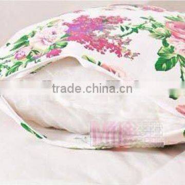 100% cotton printed flower cushion design pattern pillow case cover