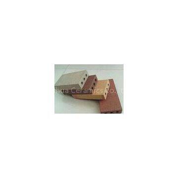 Rough Face Clay Baking Brick For Walkway Dark Brown Customized