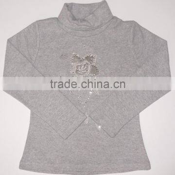Anti-Shrink Pure Cotton Long Sleeve Children Base Shirt