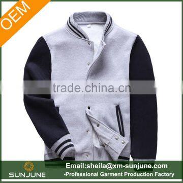 Mens button up baseball shirt cashmere thickened coat winter