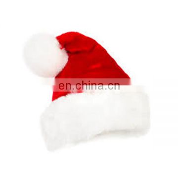 Custom christmas hat with pom pom crazy ugly christmas hats plush winter christmas hat for men