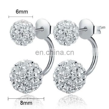 wholesale diamond earring famous design cheap rhinestone earrings daily wear drop earringsJE4037