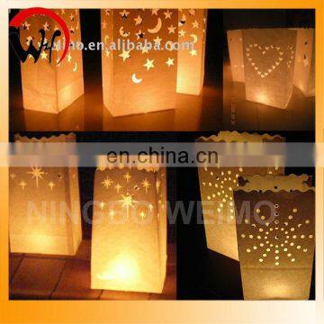 flame retardant wedding luminary tealight candle bag