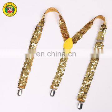 Cheap Party Flashing Sequin Men's Suspenders photo-3