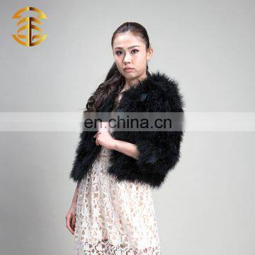 OEM fashion Customized germany turkey leather fur coat