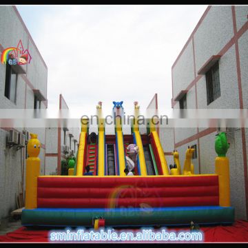 2016manufacturer sell like hot cakes inflatable desk bed combonation inflatable combonation slide jump bed inflatable combinatio