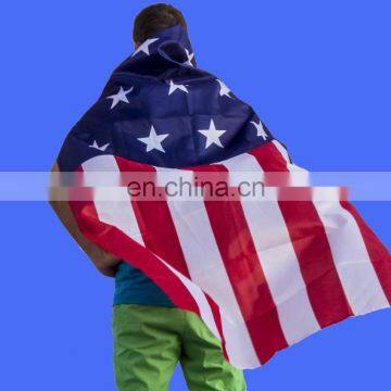 2016 hot sell American Flag Capes