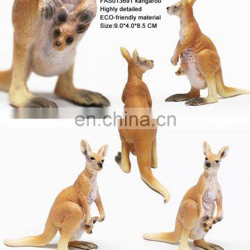 Bulk 3 Kinds Mixed Vivid Animal Model Plastic Kangaroo Toy photo-4