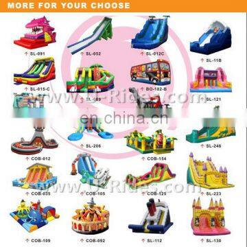 Colorful Inflatable Bounce Jump Castle Inflatable Bounce Castle Inflatable Jumper With Slide for Kids photo-4