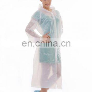 Disposable Protective Waterproof PE Visitor Coat