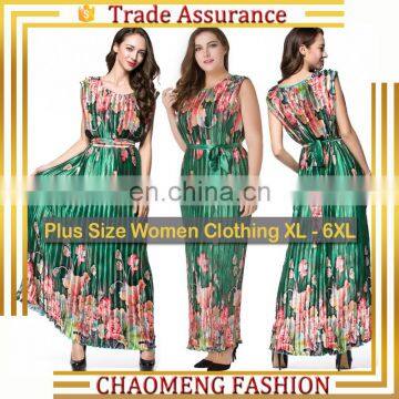 5043# Best Lady Fashion Floral Dress For Farewell Party Long One Piece Maxi Evening Dresses Plus Size Women Clothing