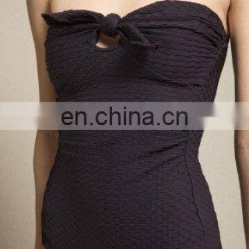 2017 women New Sexy open Hollow-out One Piece Swimwear with knob