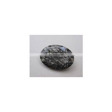 Black routile quartz gemstone/Wholesale natural gemstone/ Hot gemstone/Astrology gemstone