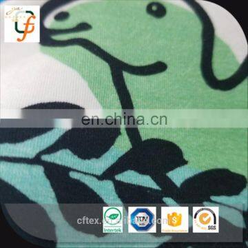 95 Cotton 5 Spandex Digital Printed Cotton Lycra Knit Fabric photo-4