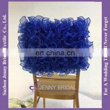 C005H organza curly willow ruffled fabric cheap chair covers for sale wholesale