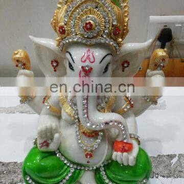 LORD GANESHA IDOL IN MARBLE BY RH