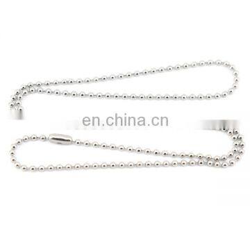 Shiny Stainless Steel Beas Ball Chains for Dog Tags Factory photo-2