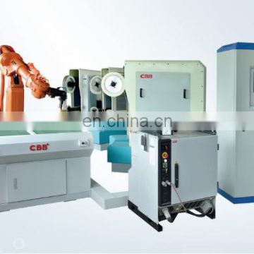 Automatic polishing metal complex structure robot polishing machine for stainless steel