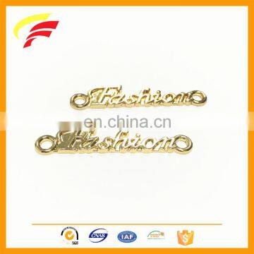 fashion zinc alloy label with custom logo for clothing F1245