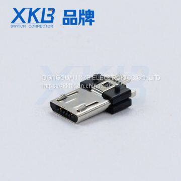 U252-05XN-5BVH11 SMD MICRO male usb connector with positioning column