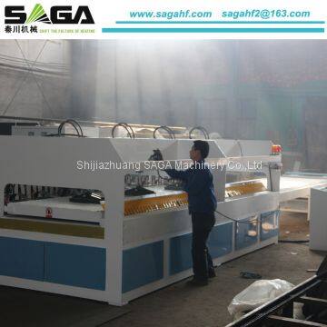 High Frequency Hydraulic Clamp Carrier Edge Gluing Press Machine From SAGA photo-5
