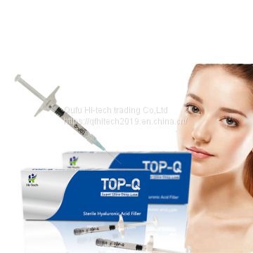 TOP-Q Injectable Dermal Filler with BDDE Technology for Facial Cheek Fullness 2ml Ultra Deep