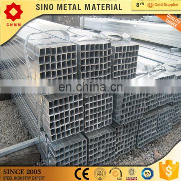 steel tubes zn coating gi hollow metal tube galvanzied iron hollow section