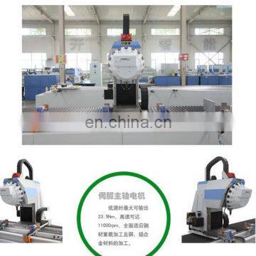 Heavy Duty Aluminum Curtain Wall Profile Drilling Milling and Taping Machine