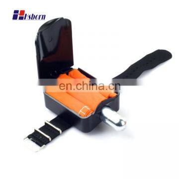 Portable Lifebuoy Anti Drowning Device Inflatable Wristband Rescue Bracelet