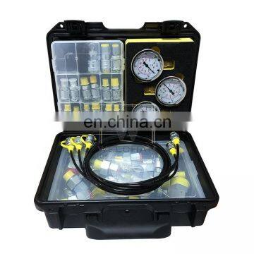 Excavator Hydraulic Pressure Gauge Tester Coupling 60U Pressure Test Group Pressure Testing