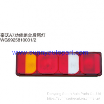 Hot Sell Sinotruk Truck Body Part Tail Lamp for HOWO A7 WG9925810001/2