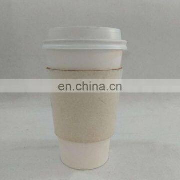 100% wool felt heat-resistant coffee cup sleeve or hot cup reusable holder for hot drinks