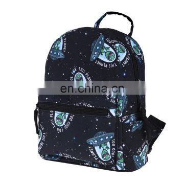 No MOQ Stock Smart Backpack Quick Delivery Small Backpack Outer Space Printing Bag Purse For Boys