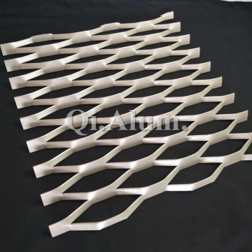 Exterior Decoration Polyester Powder Coating Sheet AA5005 Aluminum Expanded Mesh