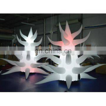 Party Wedding Decorations White Oxford Cloth Inflatable Standing Tree With Colorful LED Light photo-4