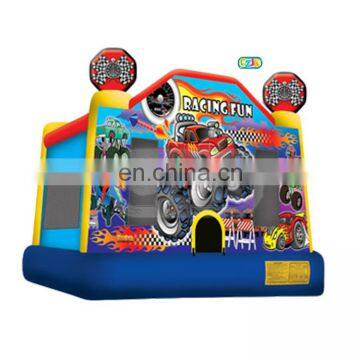 racing truck jumper inflatable bouncer jumping bouncy castle bounce house