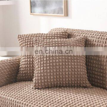 Wholesale New Design Household Decoration Protect Elastic Counch Cover Stretch Seersucker Material Universal Sofa Cover photo-6