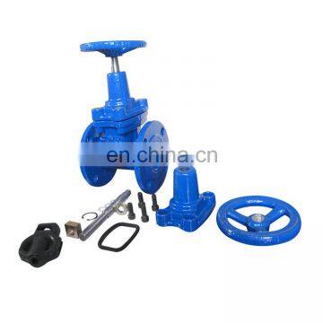 kitz hydraulic gate valve,ductile iron direct buried forging soft sealing flanged gate valve