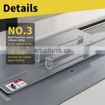 T60-A4 Hot Melt Single Glue Roll Book Glue Binding Machine in Cheap Price photo-4