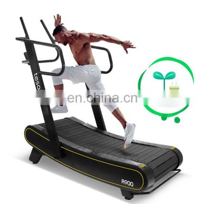 no electricity  treadmill woodway curved treadmill with  a low carbon footprint commercial gym equipment