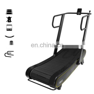 NEW Professional Equipment high quality woodway Curved treadmill & air runner running machine motorless self generting treadmill