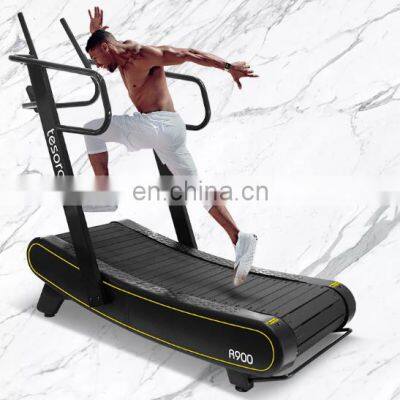 good for interval training Curved treadmill & air runner Running commercial gym exercise equipment Running Machine easy to move