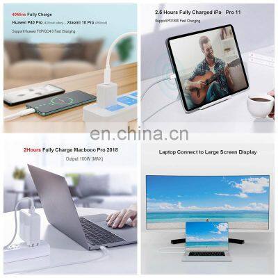 Mobile Phone Accessories 6A Fast Charging Cable USB C to USB Type C Cable PD 20W/65W Quick Charge 4.0 Data Cord Wire photo-4