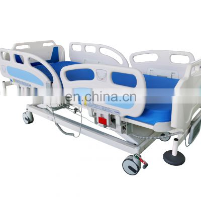 Wego best price ICU ward room 5 function electric hospital bed with CPR for hospital room