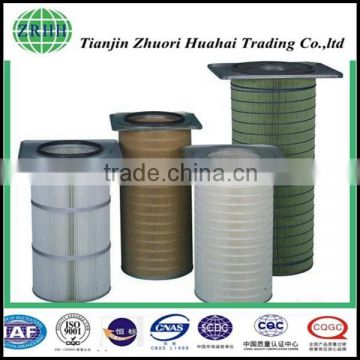 Greater surface area dust filter, used for water filtration